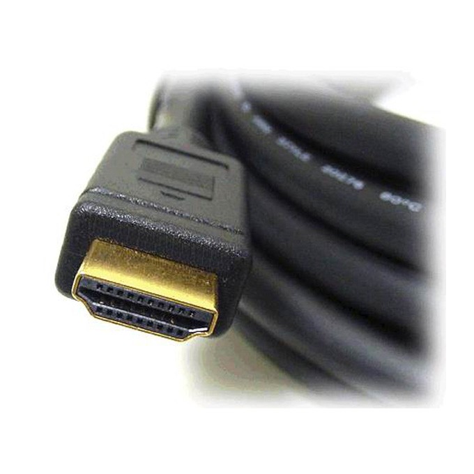 Video Kabel HDMI M - HDMI M, HDMI 1.4 - High Speed with Ethernet, 5m, pozłacane złącza, czarny, Logo blistr