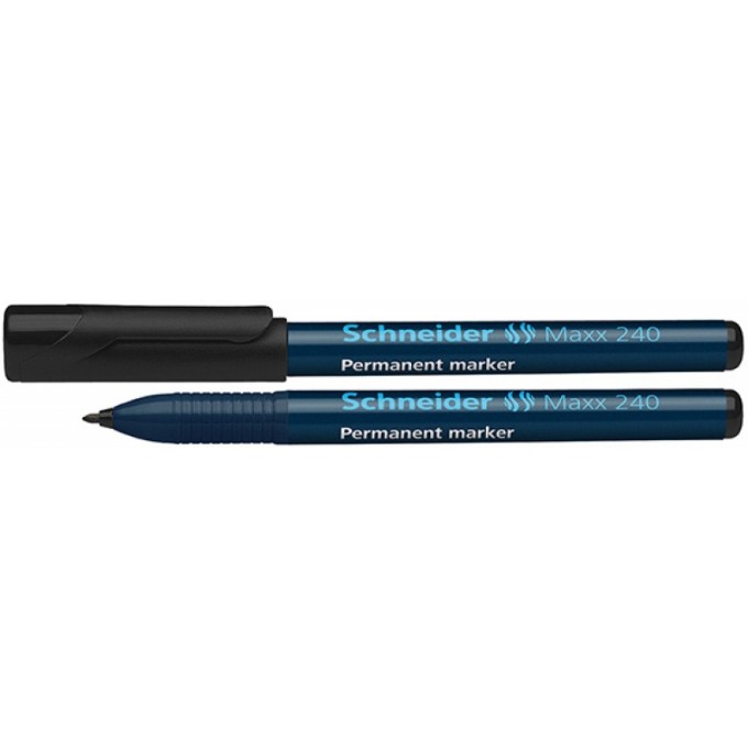 Marker permanentny SCHNEIDER Maxx 240, 1-2mm, czarny