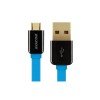 Avacom USB kabel (2.0), USB A M - microUSB (M), 1.2m, niebieski