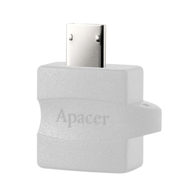 Apacer USB redukcja (2.0), USB A F - microUSB (M), biała