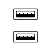 USB kabel (1.1), USB A M - USB A M, 1.8m