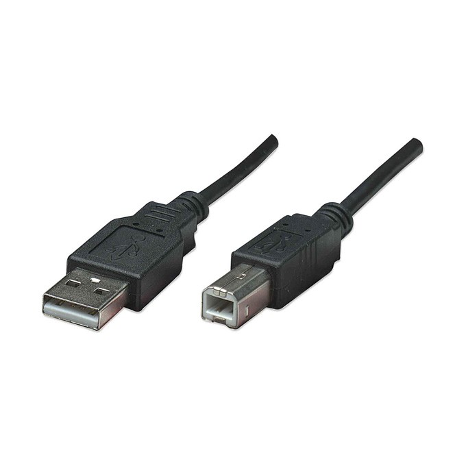 Logo USB kabel (2.0), USB A M - USB B (M), 1.8m, blistr