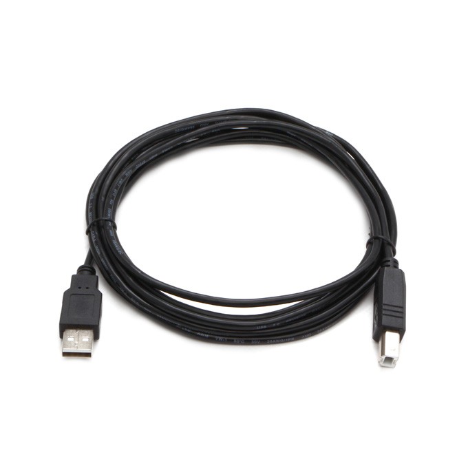 Logo USB kabel (2.0), USB A M - USB B (M), 1.8m, blistr