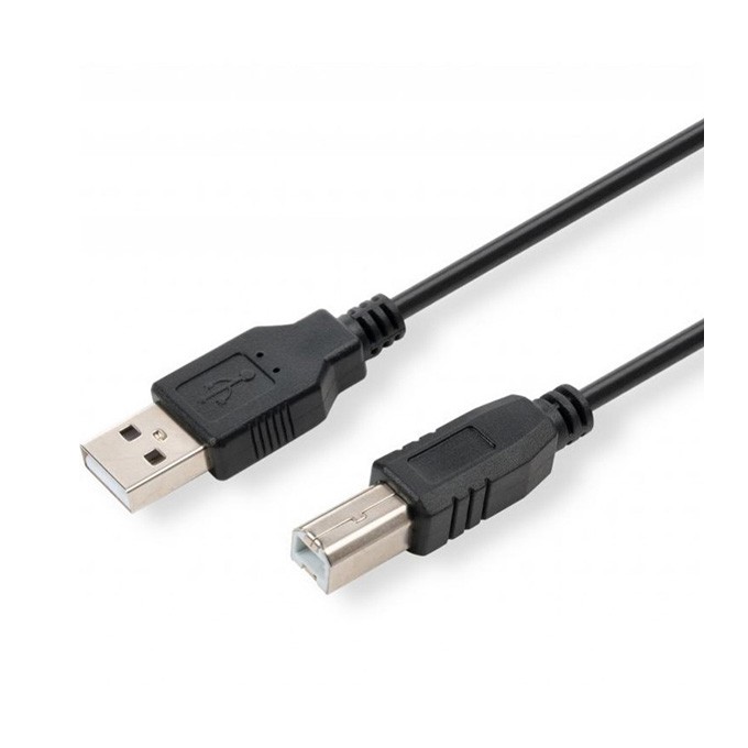 Logo USB kabel (2.0), USB A M - USB B (M), 1.8m