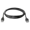 Logo Przedłużacz USB (2.0), USB A M - USB A F, 1.8m, czarna, blistr