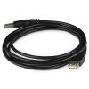 Logo Przedłużacz USB (2.0), USB A M - USB A F, 1.8m, czarna, blistr