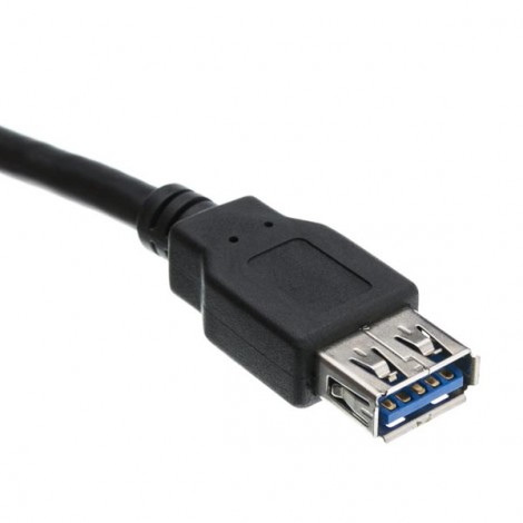 Logo Przedłużacz USB (3.0), USB A M - USB A F, 1.8m, czarna, blistr
