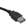Logo Przedłużacz USB (3.0), USB A M - USB A F, 1.8m, czarna, blistr