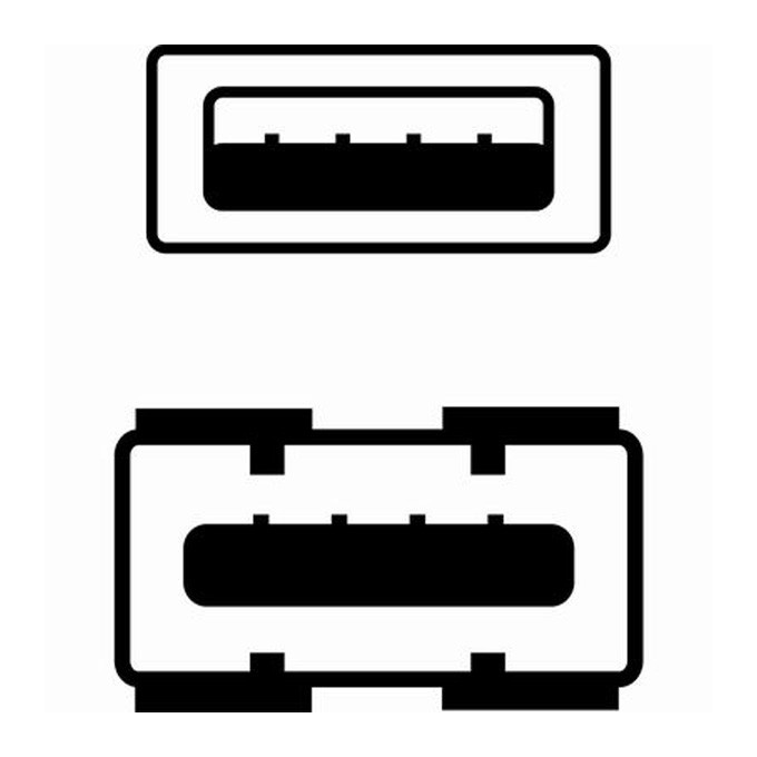 Przedłużacz USB (2.0), USB A M - USB A F, 3m, czarna