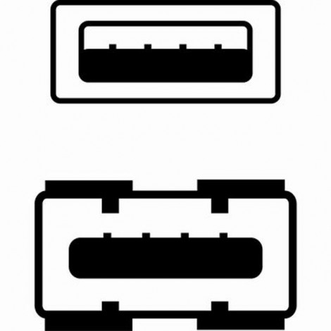 Przedłużacz USB (2.0), USB A M - USB A F, 3m, czarna