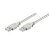 USB kabel (2.0), USB A M - USB A M, 1.8m, szary, High Speed, EOL