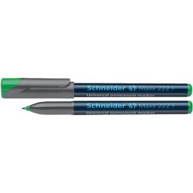 Foliopis permanentny SCHNEIDER Maxx 222, F, 0,7mm, zielony