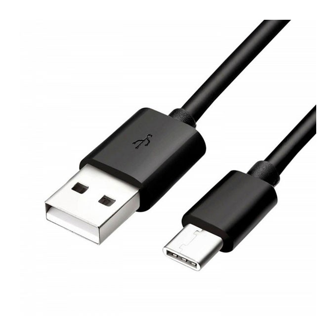 Logo USB kabel (2.0), USB A M - USB C (M), 1m, czarny, blistr, EOL