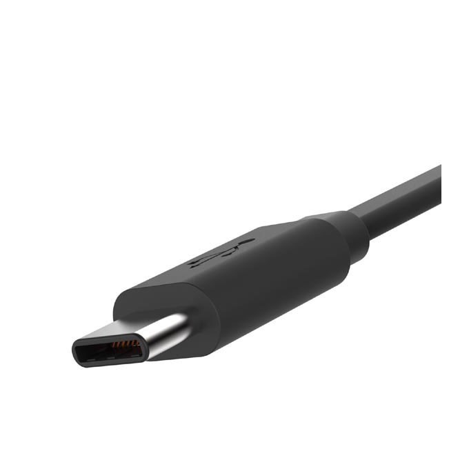 Logo USB kabel (2.0), USB A M - USB C (M), 1m, czarny, blistr, EOL