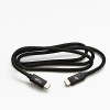 Logo USB kabel (3.2 gen 1), USB C (M) - USB C (M), 1m, 5 Gb/s, 5V/3A, czarny, box, oplot nylonowy, aluminiowa osłona 
