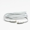 Logo USB kabel (3.2 gen 1), USB C (M) - USB C (M), 1m, 5 Gb/s, 5V/3A, biały, box, oplot nylonowy, aluminiowa osłona 
