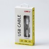 Logo USB kabel (3.2 gen 1), USB C (M) - USB C (M), 2m, 5 Gb/s, 5V/3A, biały, box, oplot nylonowy, aluminiowa osłona 