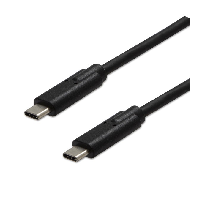 USB kabel (3.2 gen 2), USB C (M) - USB C (M), 1m, 10 Gb/s, 5V/3A, czarny, EOL