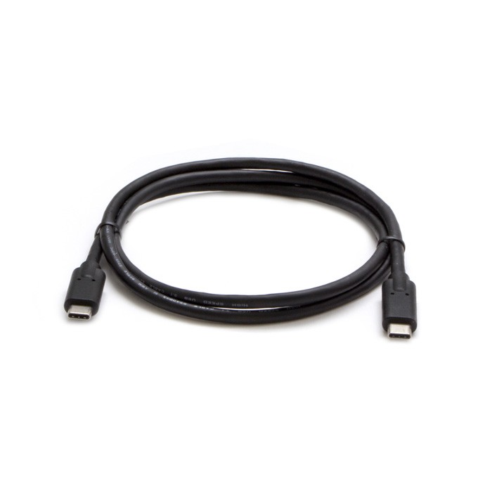 USB kabel (3.2 gen 2), USB C (M) - USB C (M), 1m, 10 Gb/s, 5V/3A, czarny, EOL