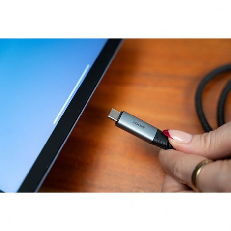 Verbatim USB kabel USB C (M) - USB C (M), 100W, 1.2m, czarny, box, 31846