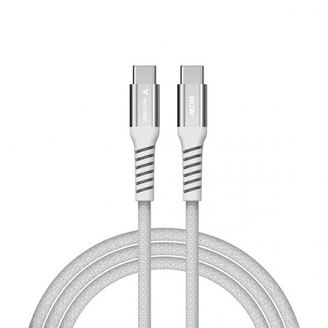 Verbatim USB kabel USB C (M) - USB C (M), 60W, 1.2m, magnetyczny, szary, box, 31850