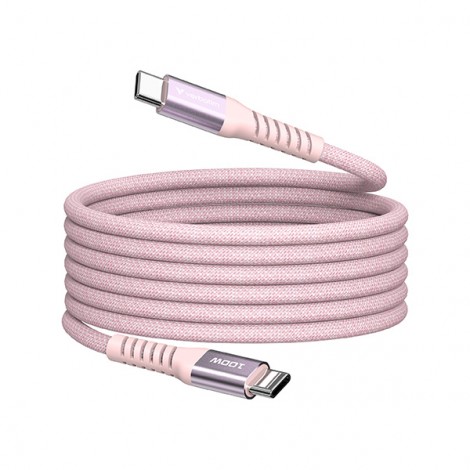Verbatim USB kabel USB C (M) - USB C (M), 100W, 1.2m, magnetyczny, różowy, box, 31857