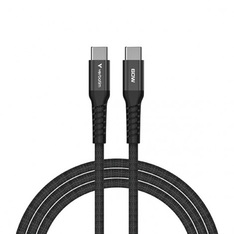 Verbatim USB kabel USB C (M) - USB C (M), 60W, 1.2m, magnetyczny, czarny, box, 31859