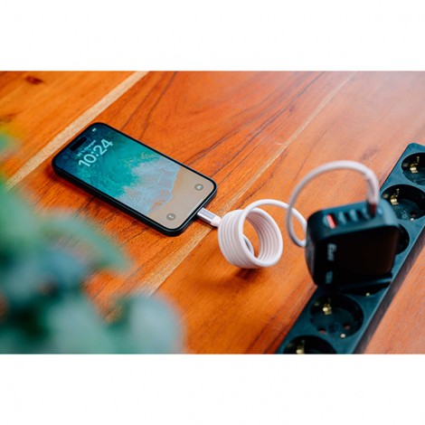 Verbatim USB kabel USB C (M) - USB C (M), 60W, 1.2m, magnetyczny, czarny, box, 31859