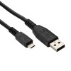 Logo USB kabel (2.0), USB A M - microUSB (M), 1m, czarny