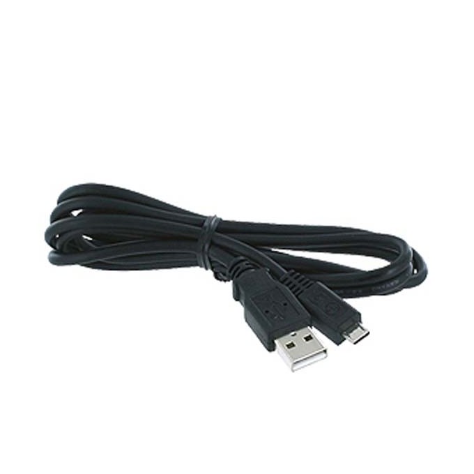 Logo USB kabel (2.0), USB A M - microUSB (M), 1m, czarny