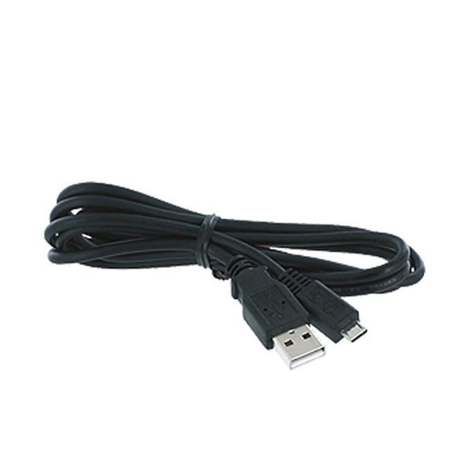 Logo USB kabel (2.0), USB A M - microUSB (M), 1.8m, czarny, blistr