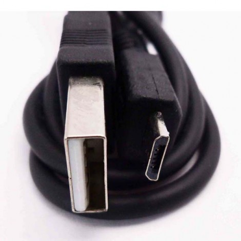 USB kabel (2.0), USB A M - microUSB (M), 3m, czarny