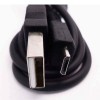 USB kabel (2.0), USB A M - microUSB (M), 3m, czarny
