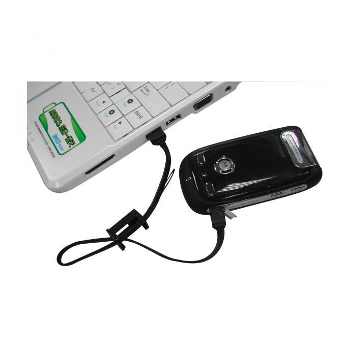 Logo USB kabel (2.0), USB A M - microUSB (M), 0.3m, czarny, EOL