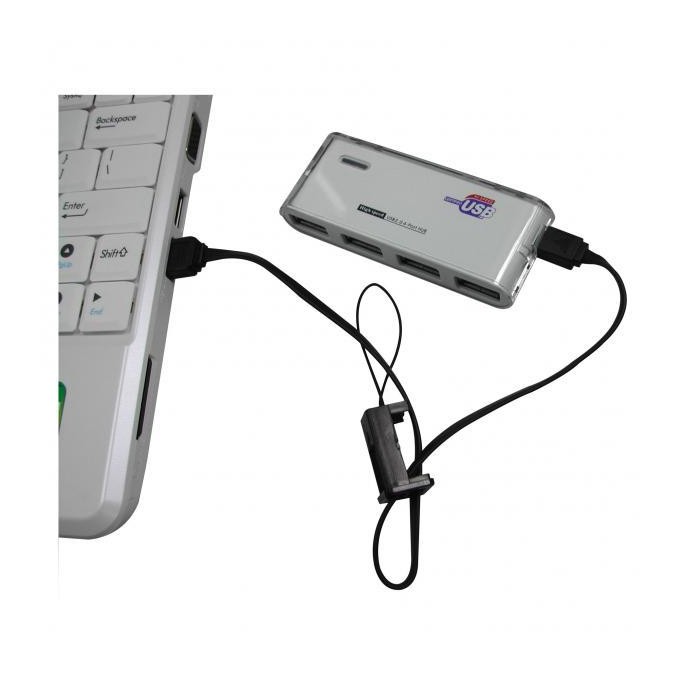 Logo USB kabel (2.0), USB A M - microUSB (M), 0.3m, czarny, EOL