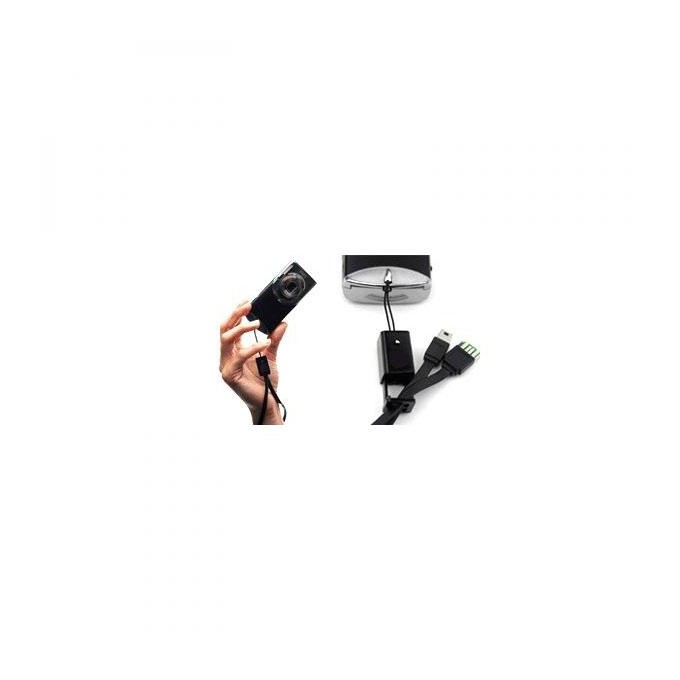 Logo USB kabel (2.0), USB A M - microUSB (M), 0.3m, czarny, EOL