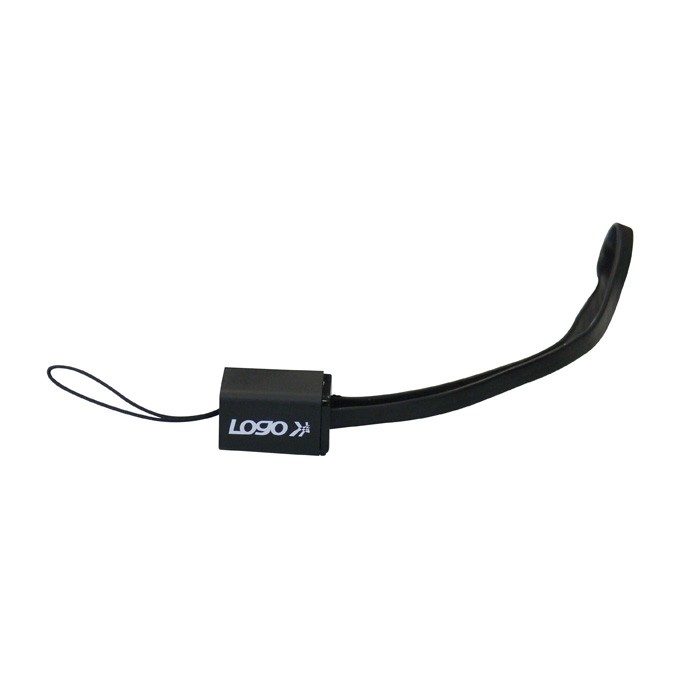Logo USB kabel (2.0), USB A M - microUSB (M), 0.3m, czarny, blistr