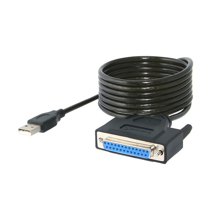 USB redukcja IEEE 1284, USB A M - DB25 F, do portu równoległego, EOL