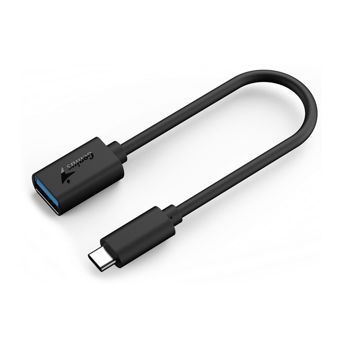 USB redukcja, (3.0), USB C (M) - USB A F, czarna, Genius USB 3.0, do 5Gbps