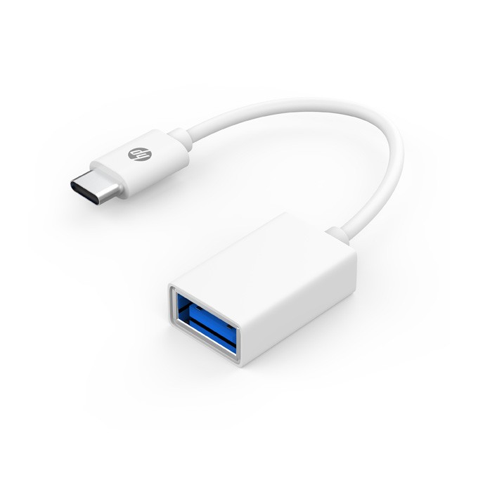 USB redukcja, (3.0), USB C (M) - USB A F, biała, Hewlett-Packard DHC-TC105