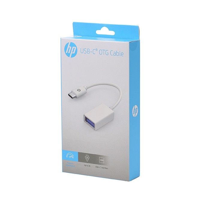 USB redukcja, (3.0), USB C (M) - USB A F, biała, Hewlett-Packard DHC-TC105