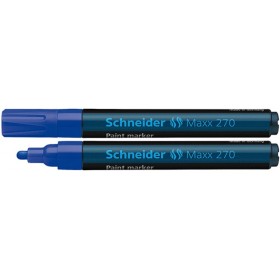 Marker olejowy SCHNEIDER Maxx 270, okrągły, 1-3mm, niebieski