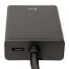Video VGA (D-sub) (M) + audio jack (3.5mm) (M) - HDMI F, HDMI 1.3 - Standard, czarna, Logo blistr, EOL