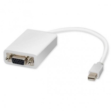 Video mini DisplayPort (M) - VGA (D-sub) (F), biała, EOL