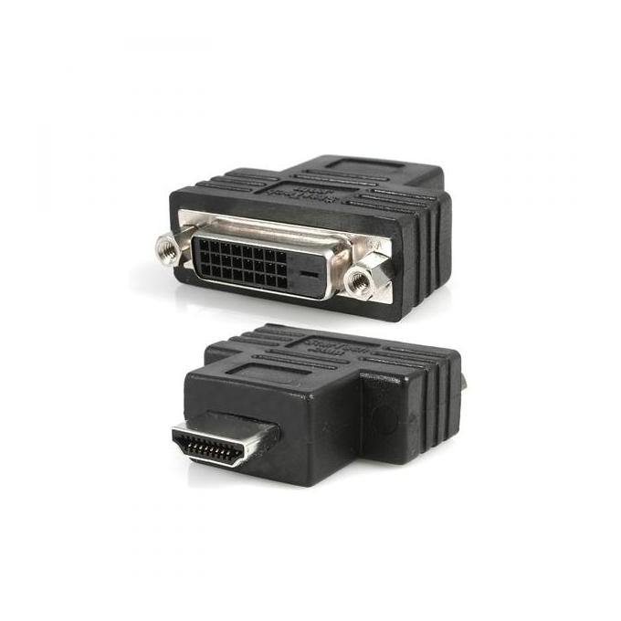 Video redukcja, HDMI M - DVI (24+1) F, czarna, Logo