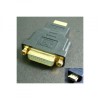 Video redukcja, HDMI M - DVI (24+1) F, czarna, Logo