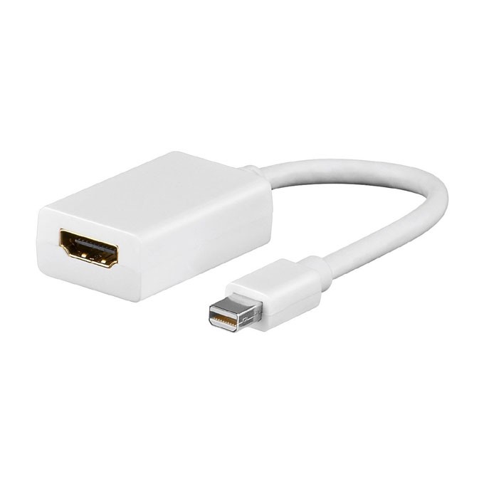 Video mini DisplayPort (M) - HDMI F, HDMI 1.3 - Standard, biały, Logo blistr