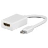 Video mini DisplayPort (M) - HDMI F, HDMI 1.3 - Standard, biały, Logo blistr