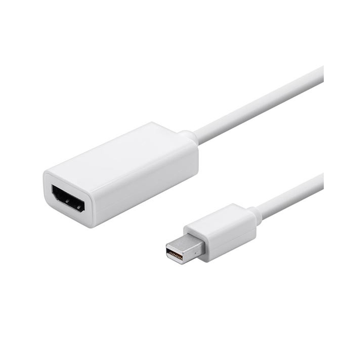 Video mini DisplayPort (M) - HDMI F, HDMI 1.3 - Standard, biały, Logo blistr