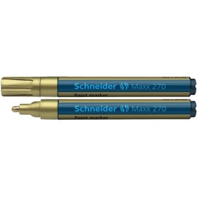 Marker olejowy SCHNEIDER Maxx 270, okrągły, 1-3mm, złoty